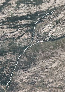 Ortofoto de la ruta
